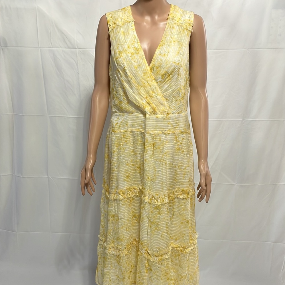 Lauren Ralph Lauren Petite Floral Georgette Sleeveless Midi Dress - Picture 4 of 6